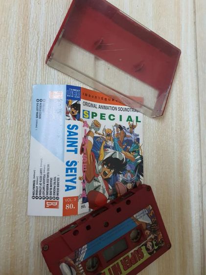 ขายเทปเพลงการ์ตูนดัง เซนต์เซย่า หายากมาก สภาพดีทั้งปก และม้วน ราคา 850 บาท  รูปที่ 4