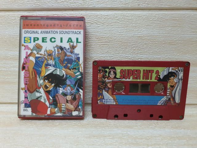 ขายเทปเพลงการ์ตูนดัง เซนต์เซย่า หายากมาก สภาพดีทั้งปก และม้วน ราคา 850 บาท  รูปที่ 2