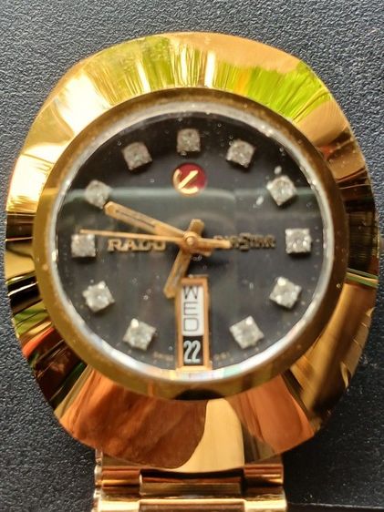 นาฬิกา RADO ไดสตาร์เรือนทองฝังเพชรของแท้