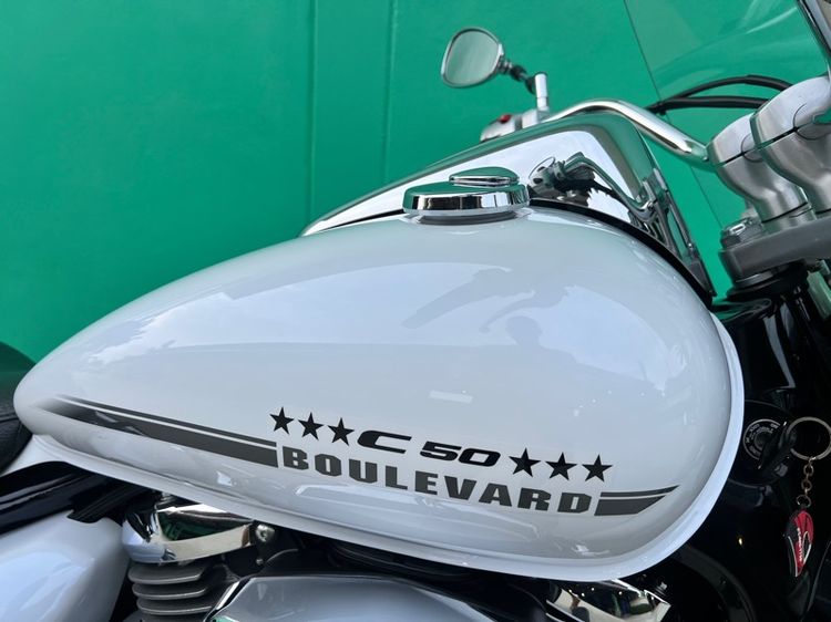 Suzuki Boulevard C50 สีขาว ปี2017 วิ่ง 800โลแท้  รูปที่ 4