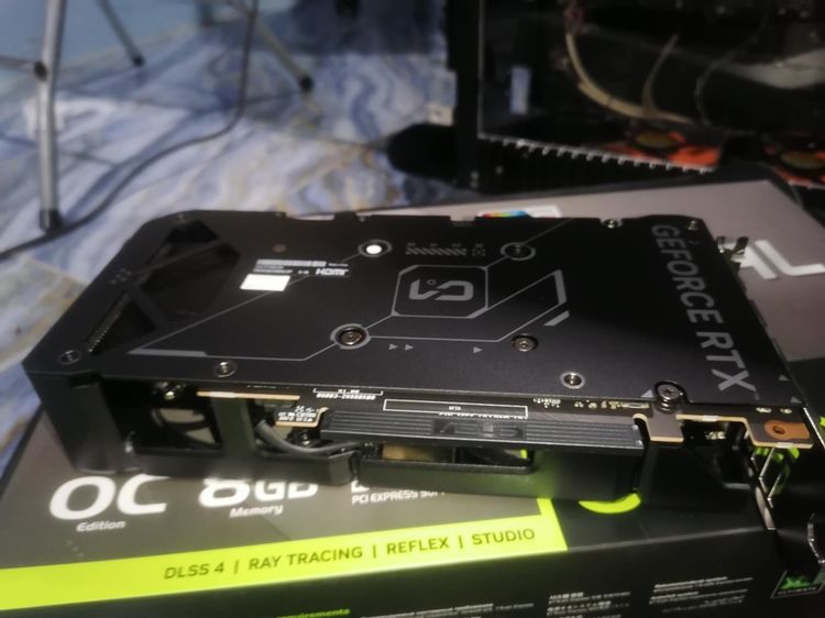 การ์ดจอ ASUS Dual GeForce RTX™ 5060 8GB ครบกล่องแท้ๆ  GDDR7 OC Edition VGA Card ตัวนี้บูสแรงเสียงพัดลมเงียบ บูสปกติถึง 2535MHz    ประกันของแ รูปที่ 9