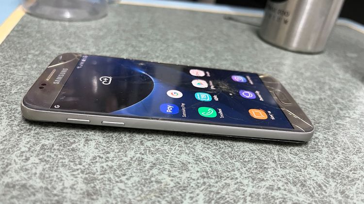 ขาย samsung s7 ไปทำอะไหล่ เปิดติด ใช้งานลื่น ทุกฟังชั่น หน้าจอแตกร้าว ทัชใช้งานได้ ไม่ติด จีเมล ฝาหลังเทียบ ร้าว หลุด รูปที่ 5