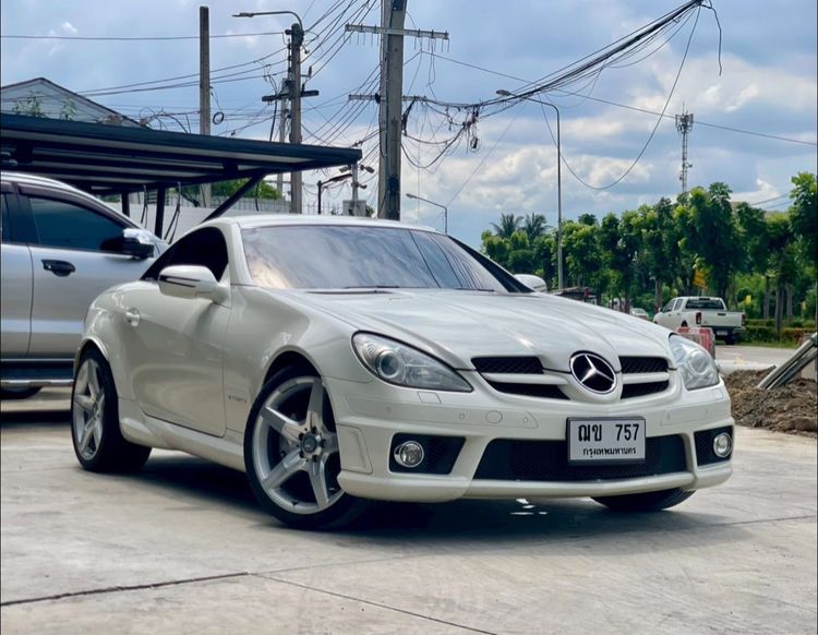 Mercedes-Benz SLK-Class 2011 SLK200 Kompressor AMG Sedan เบนซิน ไม่ติดแก๊ส เกียร์อัตโนมัติ ขาว รูปที่ 2