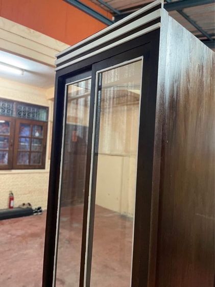 ตู้โชว์หุ่นเข้ามุมไม้สักวินเทจ  รูปที่ 5