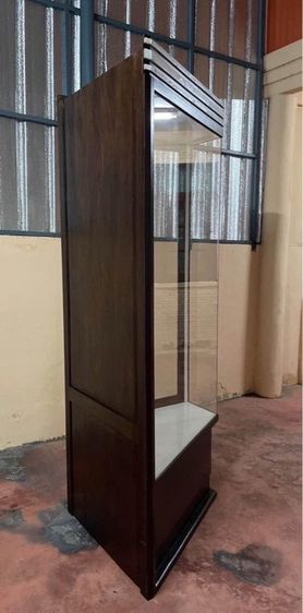 ตู้โชว์หุ่นเข้ามุมไม้สักวินเทจ  รูปที่ 6