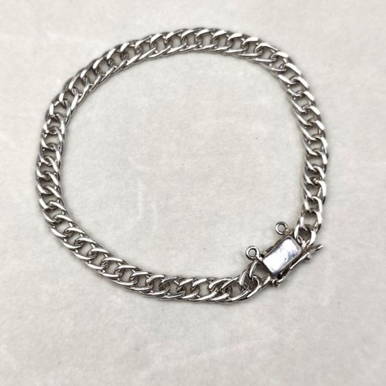 สร้อยข้อมือ 🔖ข้อมือเงินแท้ 925 หนาๆตันๆ ตะขอแข็งแรง งานสวยมากๆ งานต่างประเทศ