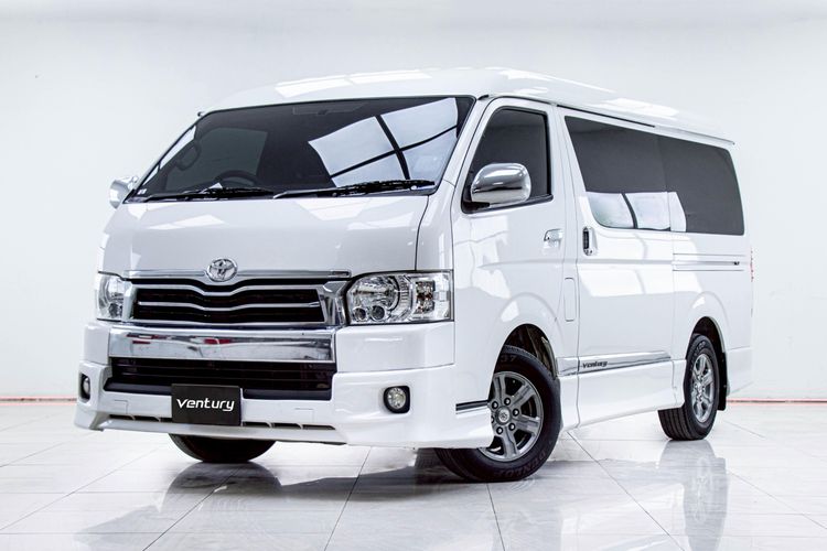 Toyota Ventury 2017 3.0 V Van ดีเซล ไม่ติดแก๊ส เกียร์อัตโนมัติ ขาว รูปที่ 4
