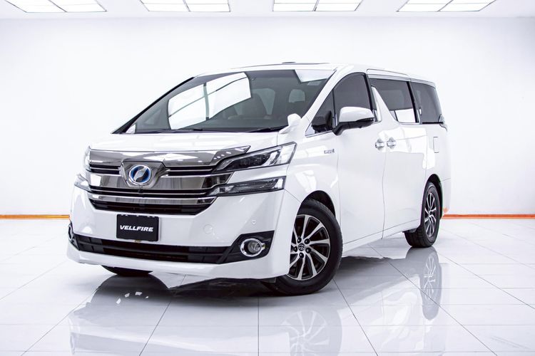 Toyota Vellfire 2016 2.5 Hybrid E-Four 4WD Utility-car ไฮบริด ไม่ติดแก๊ส เกียร์อัตโนมัติ ขาว รูปที่ 4