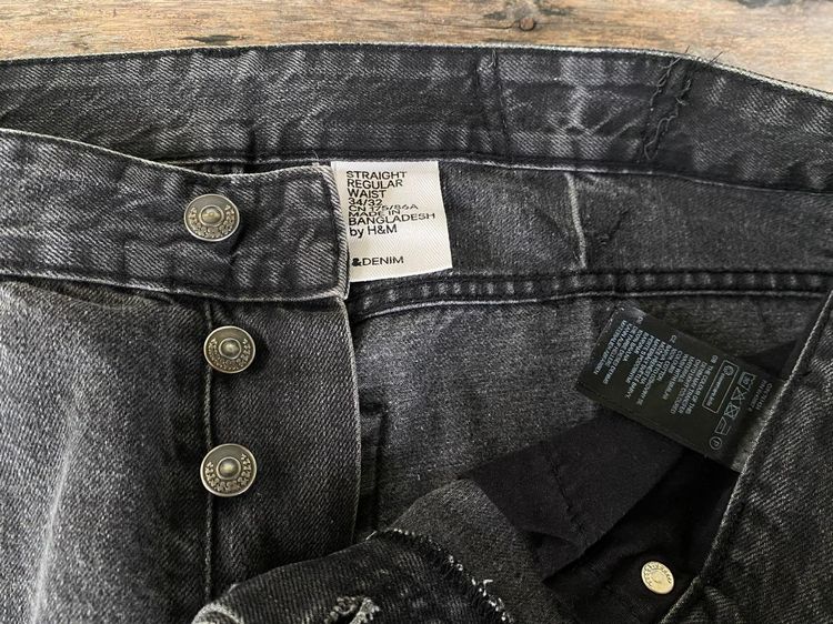 กางเกงยีนส์ H and M Black Jeans รูปที่ 6