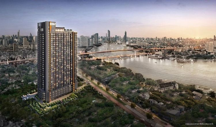 ขายดาวน์คอนโด Flexi Riverview – เจริญนคร ชั้น 18 (Rare Unit วิวแม่น้ำ+วิวสระ) ทำเลดี ใกล้ MRT ดาวคะนอง 