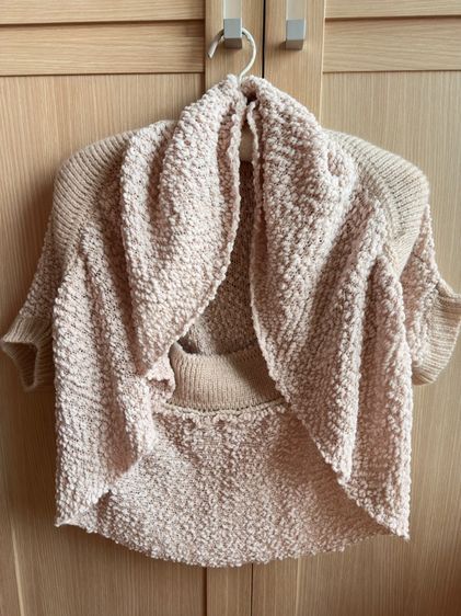 เสื้อคลุมไหมพรมสีไข่ไก่ รูปที่ 2