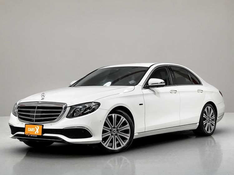 Mercedes-Benz E-Class 2019 E350 Sedan ปลั๊กอินไฮบริด (PHEV) ไม่ติดแก๊ส เกียร์อัตโนมัติ ขาว