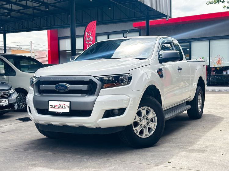 Ford Ranger 2017 2.2 Hi-Rider XLS Pickup ดีเซล เกียร์อัตโนมัติ ขาว