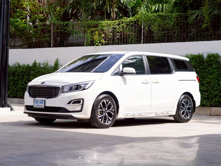 Kia Grand Carnival 2021 2.2 LX Utility-car ดีเซล ไม่ติดแก๊ส เกียร์อัตโนมัติ ขาว รูปที่ 3