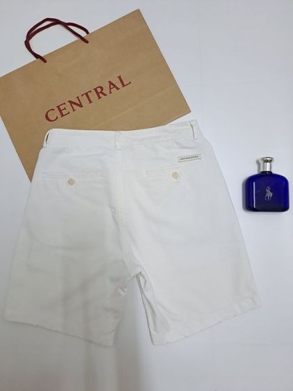 กางเกงขาสั้นสีขาว แฟชั่นแบรนด์ รูปที่ 2