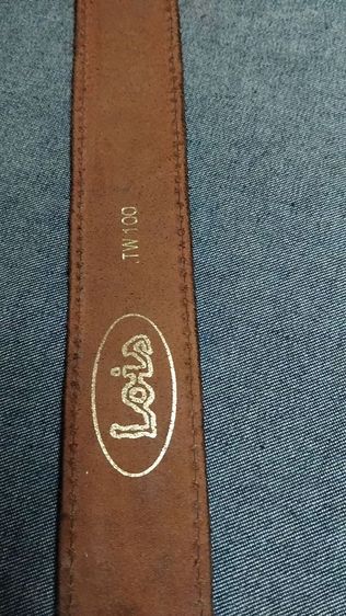 เข็มขัดหนังแท้แบรนด์Lois เอว36-41 กว้าง1.6 ยาวรวมหัว49นิ้ว
สภาพสวย
 รูปที่ 3