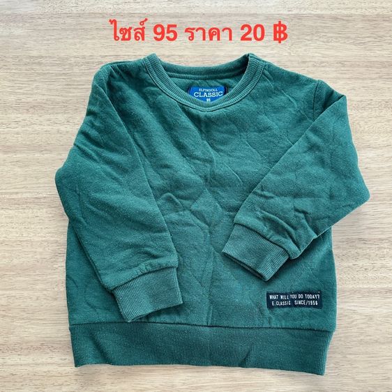 เสื้อกันหนาว เสื้อแขนยาว เสื้อยืดเด็ก รูปที่ 3