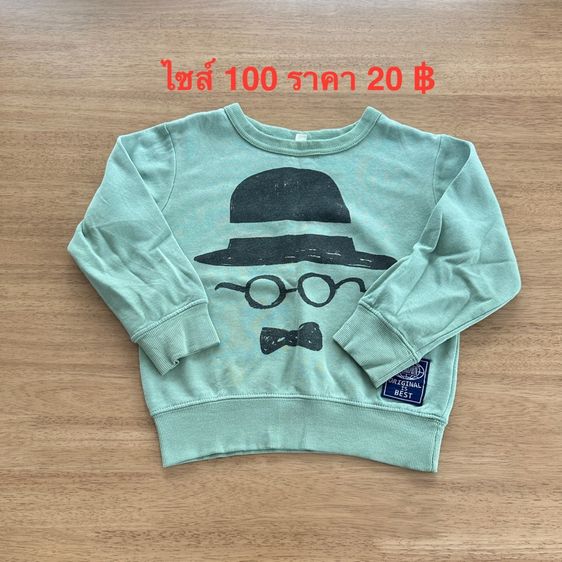 เสื้อกันหนาว เสื้อแขนยาว เสื้อยืดเด็ก รูปที่ 7