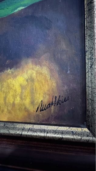 ภาดวาดดอกทิวลิปสีชมพูในแจกันสีฟ้า รูปที่ 5