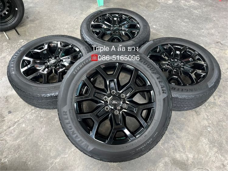 อื่นๆ อะลูมิเนียมอัลลอย 20" ✨ล้อแม็ก✨Ford Everest Next-Gen Sport ขอบ 20 สีดำ พร้อมยาง 255-55-20 GoodYear💥ปลายปี 22💥