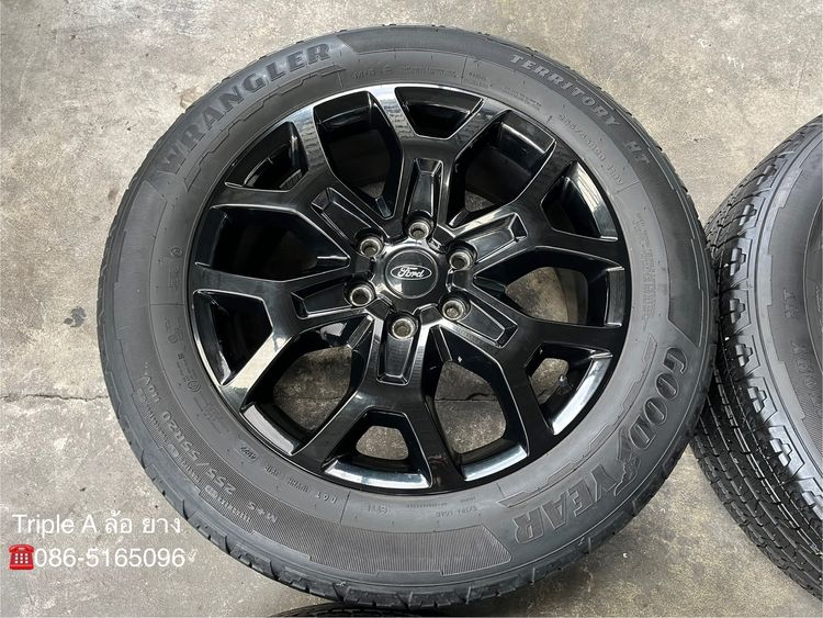 ✨ล้อแม็ก✨Ford Everest Next-Gen Sport ขอบ 20 สีดำ พร้อมยาง 255-55-20 GoodYear💥ปลายปี 22💥 รูปที่ 4