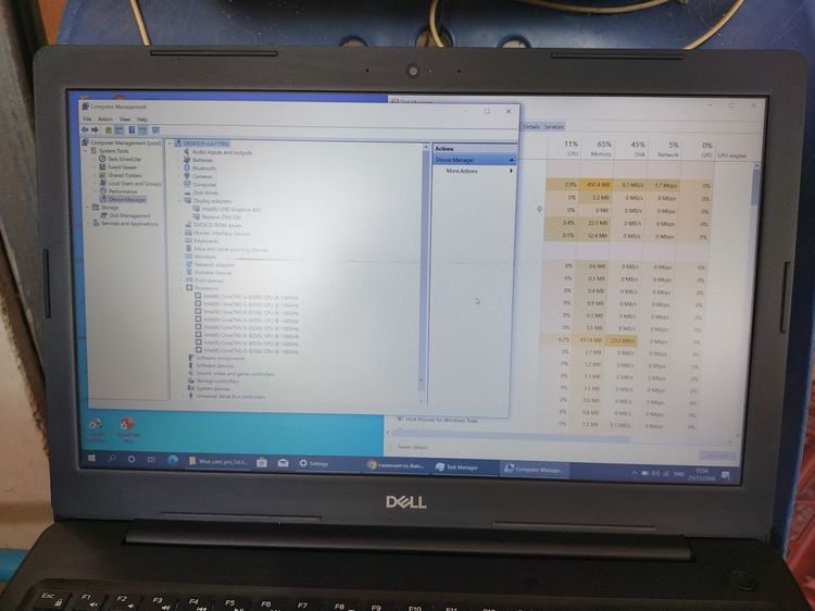 DELL Inspiron 5570 i5-8250U แรม 8 การ์ดจอแยก AMD จอใหญ่ 15.6" ram 8 การ์ดจอแยก พร้อมใช้งาน รูปที่ 4