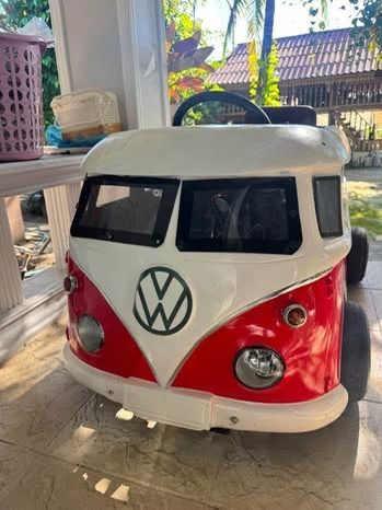 รถโกคาร์ตไฟฟ้าบอดี้เป็นไฟเบอร์รถโฟล์คหน้าวี