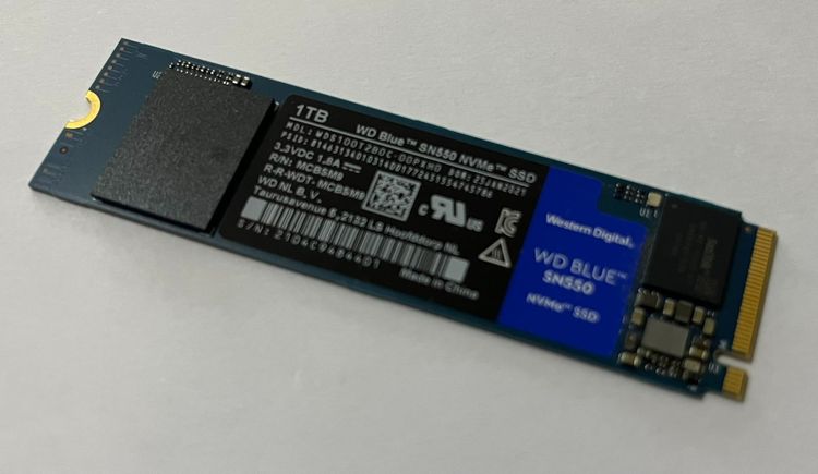 ที่เก็บข้อมูลและเมมโมรี่การ์ด WD BLUE 1 TB SSD M.2 PCIe NVMe