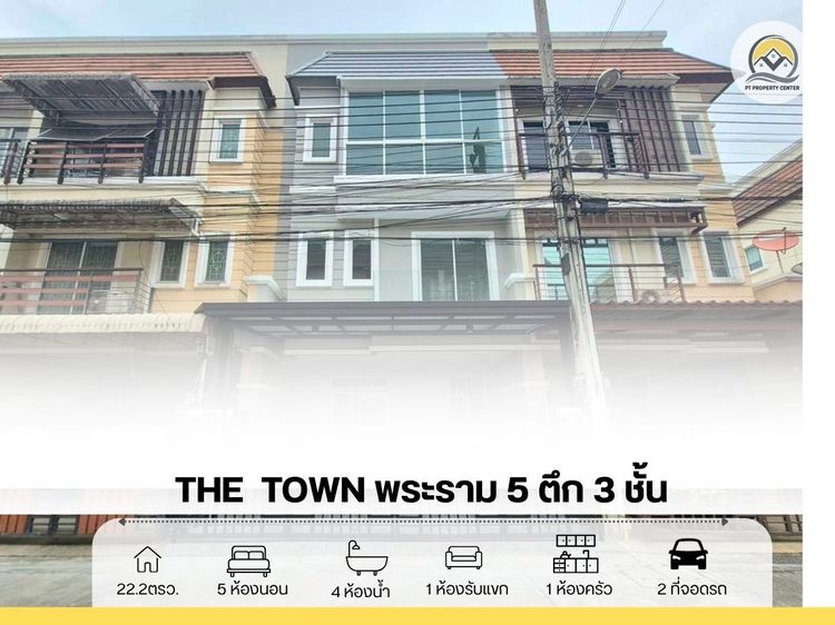 ไม่มี ขาย ทาวน์โฮม หมู่บ้าน เดอะทาวน์ พระราม 5 - นครอินทร์