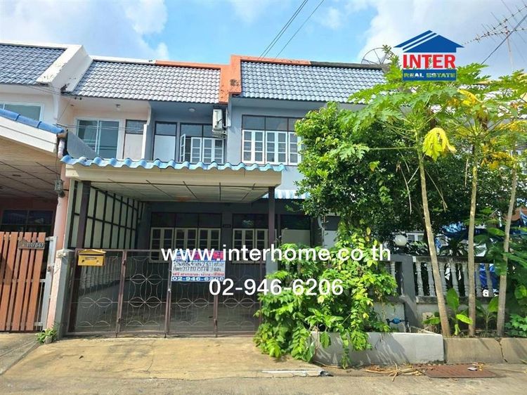 ทาวน์เฮ้าส์ 2 ชั้น 24.2 ตร.ว. หมู่บ้านอยู่เจริญ1 ใกล้สวนสนุกดรีมเวิลด์ ถนนลำลูกกา ถนนพระองค์เจ้าสายคลอง4 ธัญบุรี ปทุมธานี