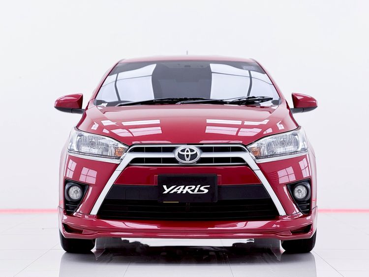 Toyota Yaris 2016 1.2 E Sedan เบนซิน ไม่ติดแก๊ส เกียร์อัตโนมัติ แดง รูปที่ 3