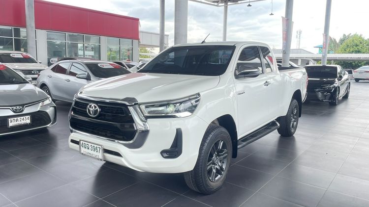 Toyota Hilux Revo 2022 2.4 Entry Pickup ดีเซล ไม่ติดแก๊ส เกียร์อัตโนมัติ ขาว รูปที่ 2