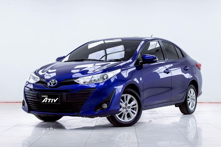 Toyota Yaris ATIV 2018 1.2 E Sedan เบนซิน ไม่ติดแก๊ส เกียร์อัตโนมัติ น้ำเงิน รูปที่ 4