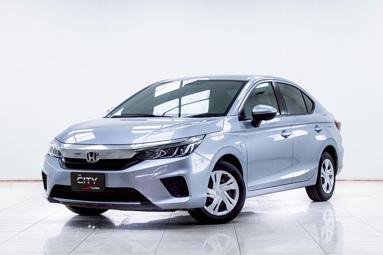 Honda City 2021 1.0 S Sedan เบนซิน ไม่ติดแก๊ส เกียร์อัตโนมัติ เทา รูปที่ 4