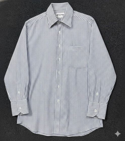 เสื้อ shirt แขนยาว  Celine Paris Square Patterned Shirt Button Ups 