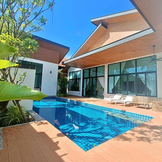 ตกแต่งครบ ขายบ้านพลูวิลล่าชั้นเดียว ซ.พัฒนา ( ใสยวน ) บ้านสวยพร้อมอยู่ ใกล้หาดราไวย์ ภูเก็ต