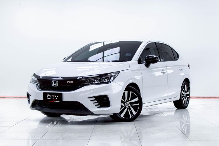 Honda City 2021 1.0 RS Sedan เบนซิน ไม่ติดแก๊ส เกียร์อัตโนมัติ ขาว