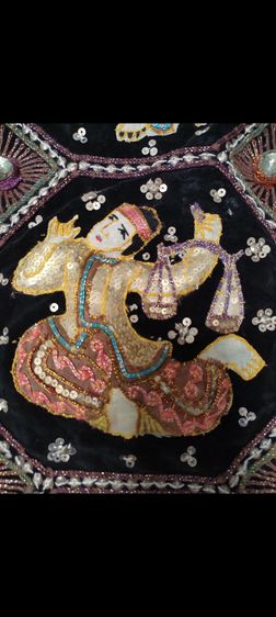 ผ้าถักลาย พม่าแท้ 35ปี รูปที่ 9