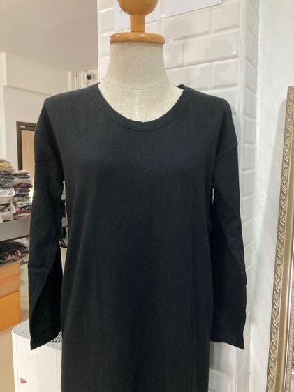 แขนยาว ดำ เดรส | จั๊มสูท อื่นๆ เดรสไหมพรม L