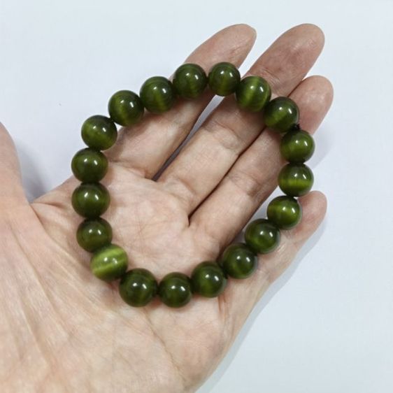 สร้อยข้อมือหินตาแมวเขียวส่อง รูปที่ 3