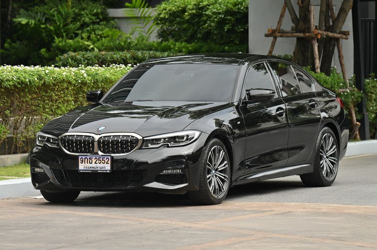 BMW Series 3 2022 320d Sedan ดีเซล ไม่ติดแก๊ส เกียร์อัตโนมัติ ดำ