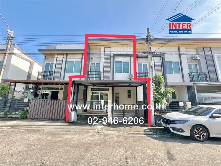 ทาวน์เฮ้าส์ 2 ชั้น 18.2 ตร.ว. หมู่บ้านกัสโต้ รามคำแหง ซอยมีสทีน ถนนราษฎร์พัฒนา ถนนรามคำแหง เขตสะพานสูง กรุงเทพมหานคร