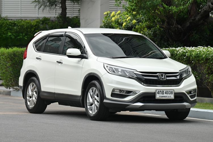 Honda CR-V 2016 2.0 E 4WD Utility-car เบนซิน ไม่ติดแก๊ส เกียร์อัตโนมัติ ขาว รูปที่ 2