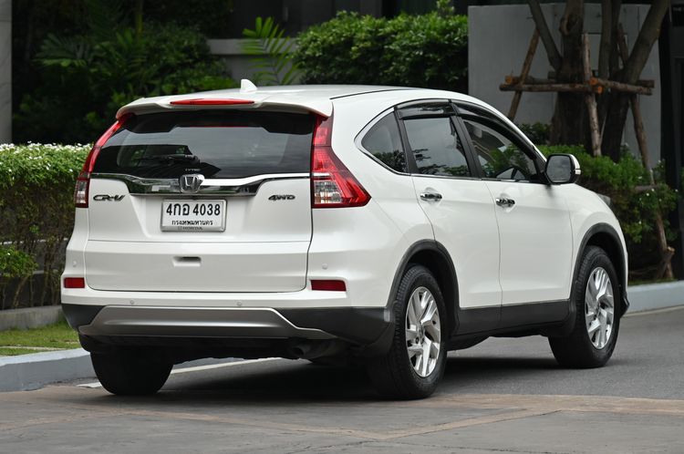 Honda CR-V 2016 2.0 E 4WD Utility-car เบนซิน ไม่ติดแก๊ส เกียร์อัตโนมัติ ขาว รูปที่ 4