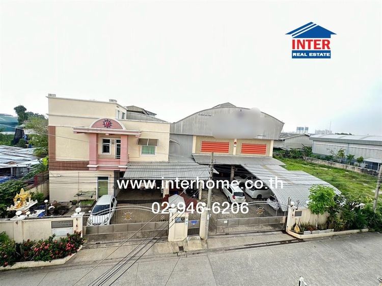 โรงงาน +ออฟฟิศ 3 ชั้น 320 ตร.ว. โรงงาน +ออฟฟิศ ซอยสุขสวัสดิ์70 ซอย15 ถนนกาญจนาภิเษก ถนนสุขสวัสดิ์ พระประแดง สมุทรปราการ