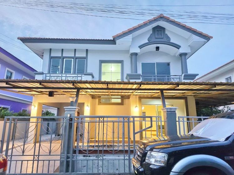 ไม่มี บ้านเดี่ยวสวย 2ชั้น โครงการพฤกษาวิลเลจ 1 ลำลูกกา-คลอง 5 ทำเลดี เงียบสงบ ราคาเพียง 3.2 ล้านบาท