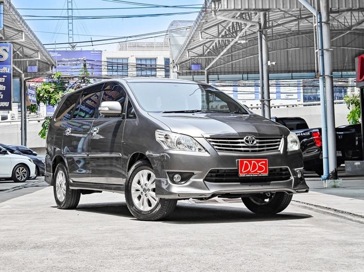 Toyota Innova 2014 2.0 V Utility-car เบนซิน LPG เกียร์อัตโนมัติ เทา รูปที่ 4