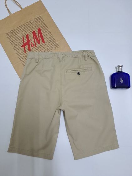 กางเกงขาสั้นสีครีม, สีเบจ ผ้าชิโน แบรนด์ H and M‼️ รูปที่ 2