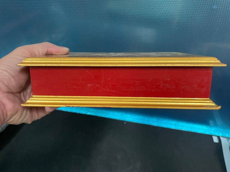 กล่องไม้บุกำมะหยี่ สภาพสวย รูปที่ 5