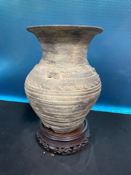 ไหปากแตร เตานพเก้า จ.พิจิตร สูง 8.5 นิ้ว รูปที่ 3